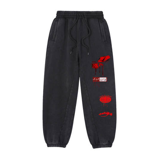 'DEATHWISH' Logo compilation sweatpants