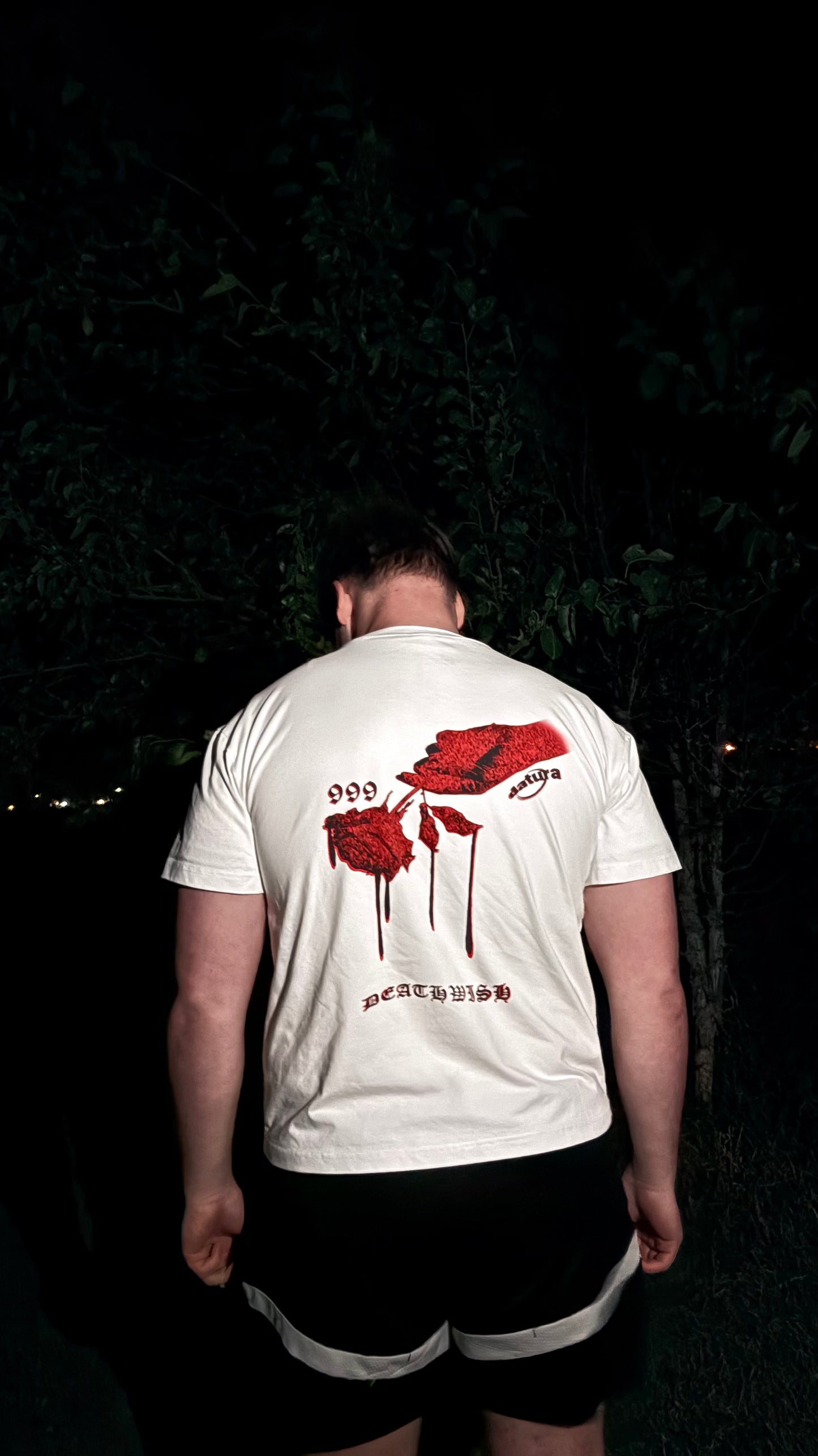 'DEATHWISH' white Tee