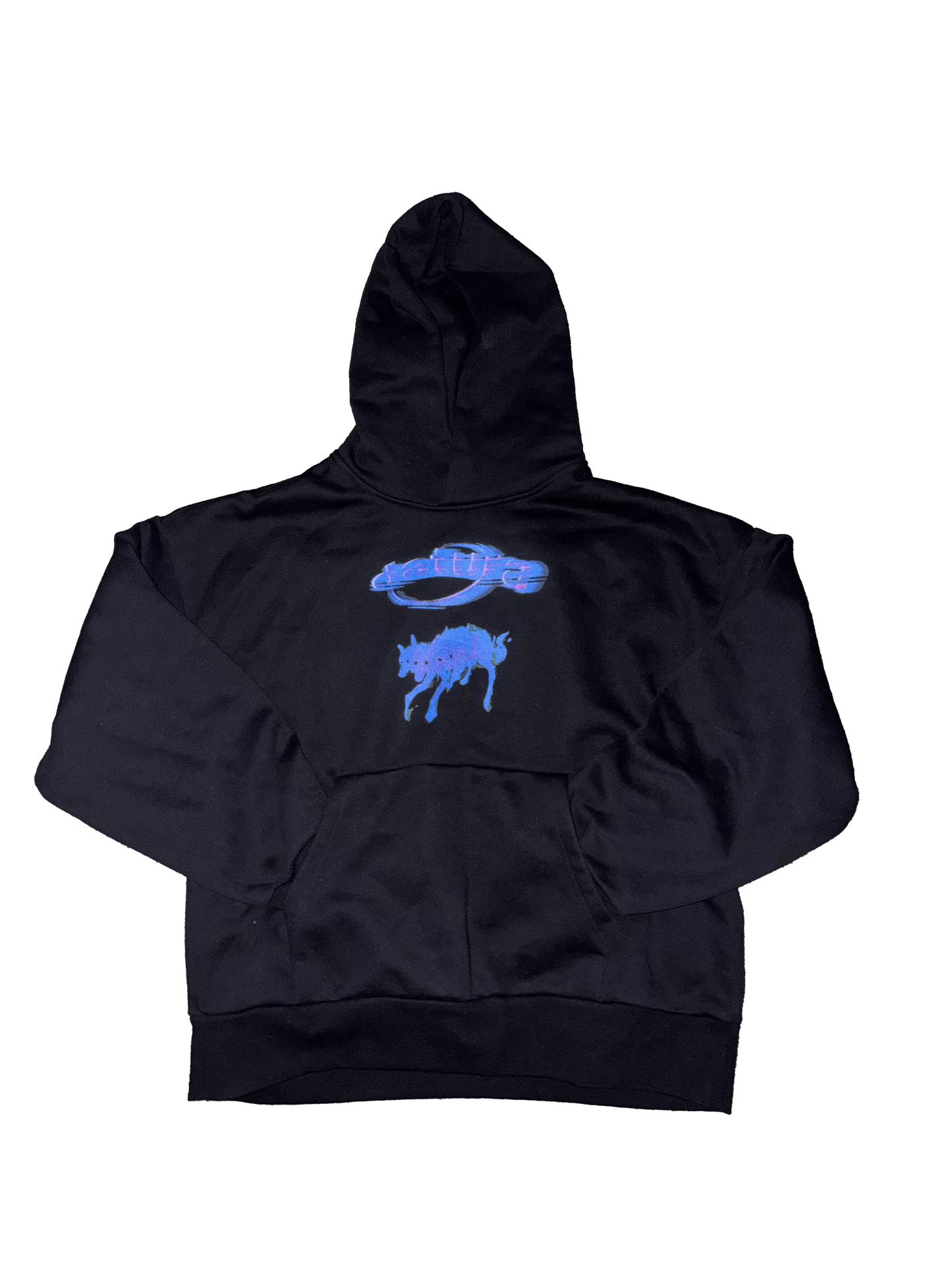 "crying angel" hoodie (black)