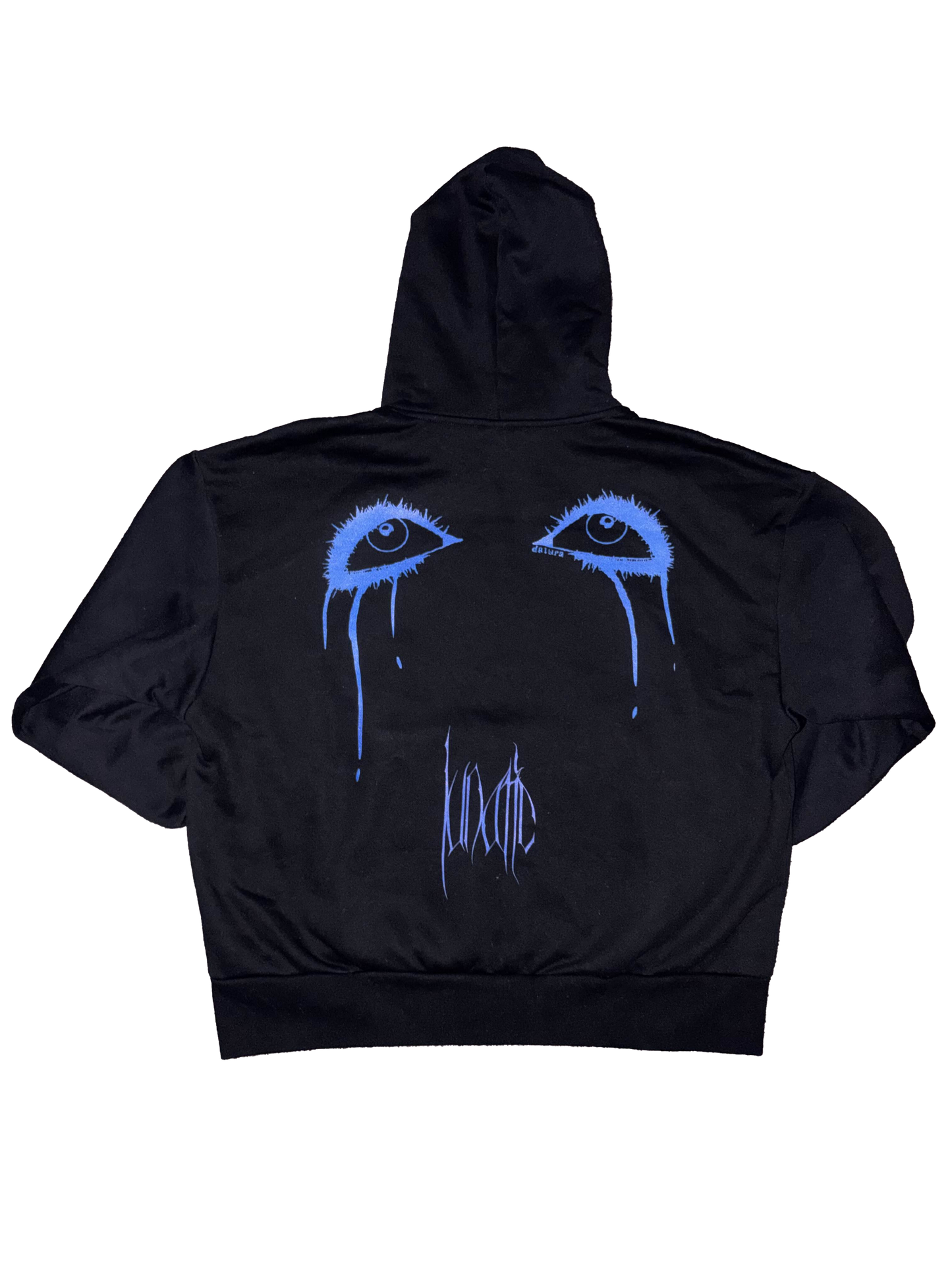 "crying angel" hoodie (black)