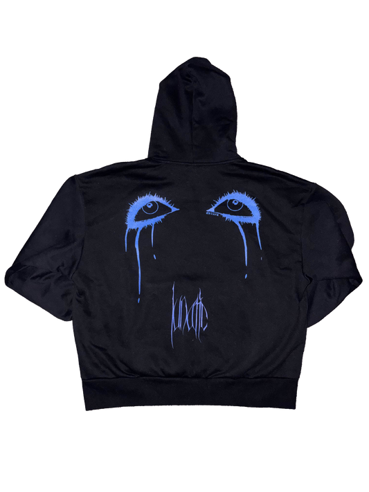 "crying angel" hoodie (black)