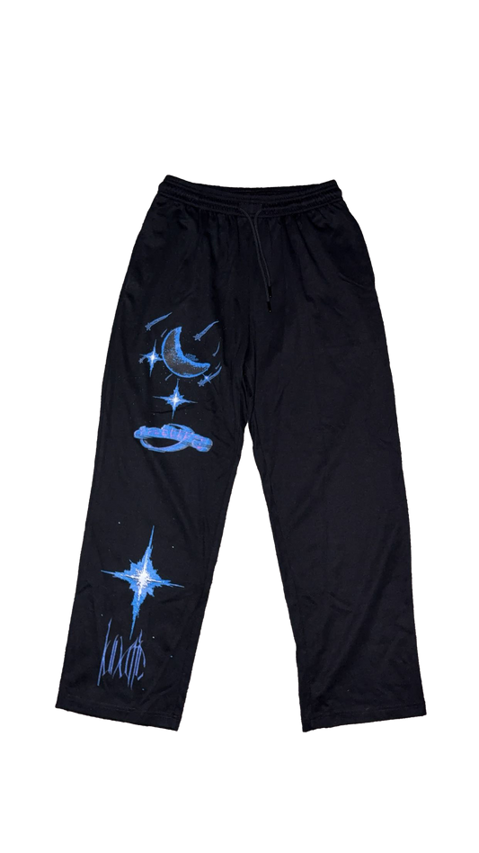 "lunatic" lightweight sweatpants (black)