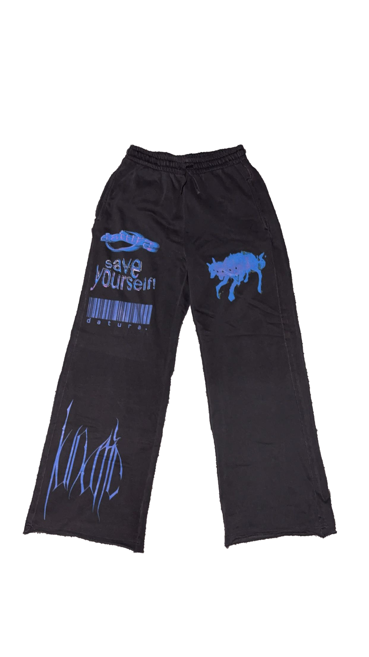 "lunatic" wide legged baggy sweatpants