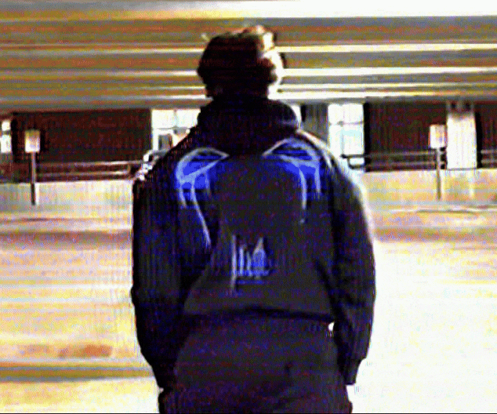 "crying angel" hoodie (black)